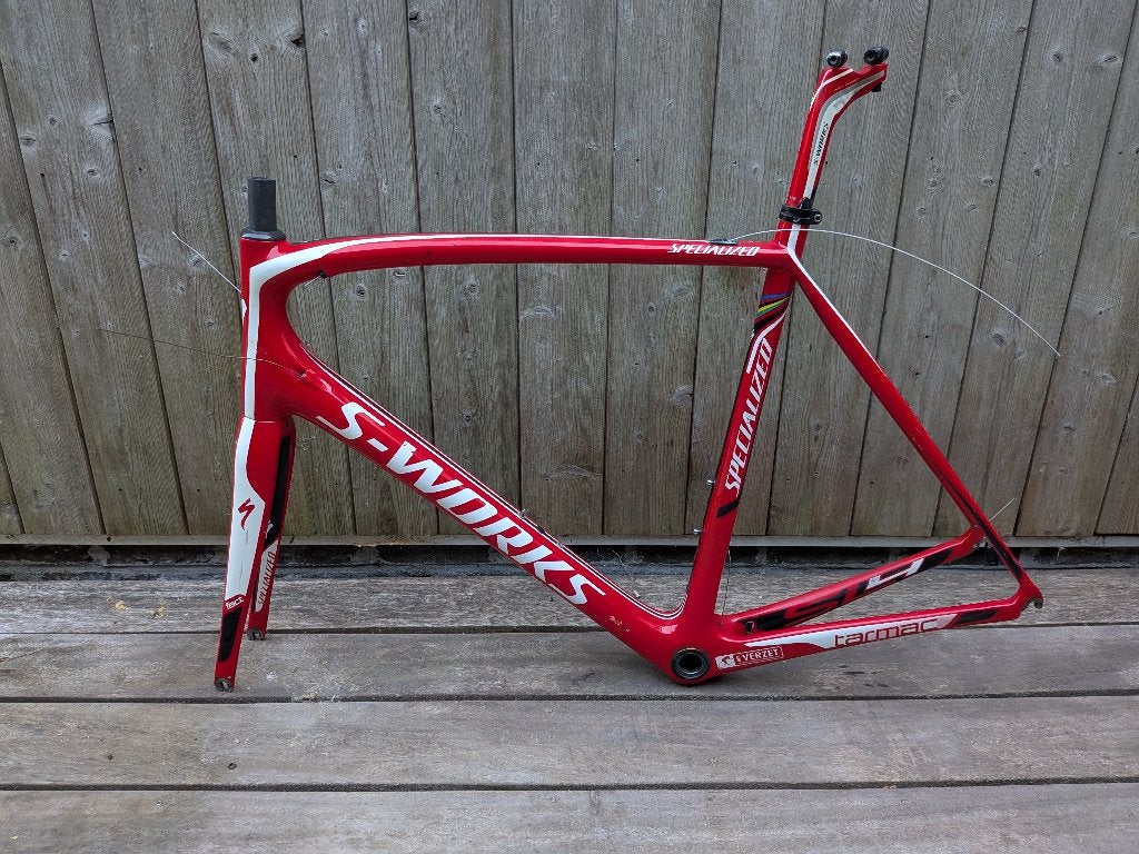 Specialized S-Works Tarmac SL3 carbone f taille 58, Vélos & Vélomoteurs, Enlèvement ou Envoi, Specialized sworks, Cadre, Utilisé