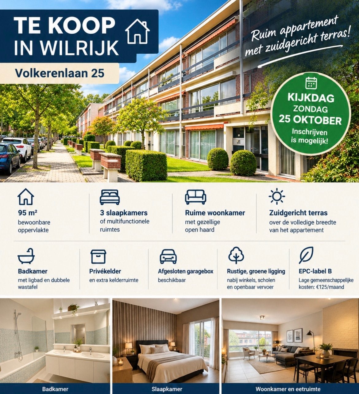 Appartement Neerlandwijk Wilrijk te koop, Immo, Tot 200 m², Antwerpen, Antwerpen (stad), 2 kamers