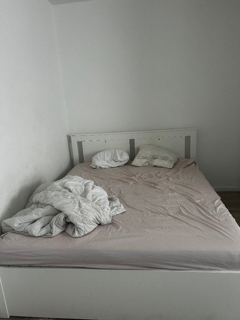 Lit ikea, Maison & Meubles, Enlèvement, Comme neuf, Deux personnes