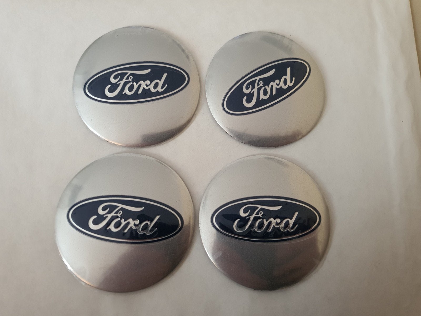 Ford wieldoppen stickers diameter 56 mm, Ophalen of Verzenden