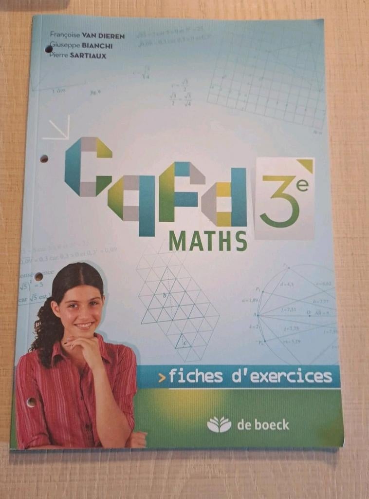 Cqfd maths 3e fiches d'exercices  Neuf, Livres, Enlèvement ou Envoi