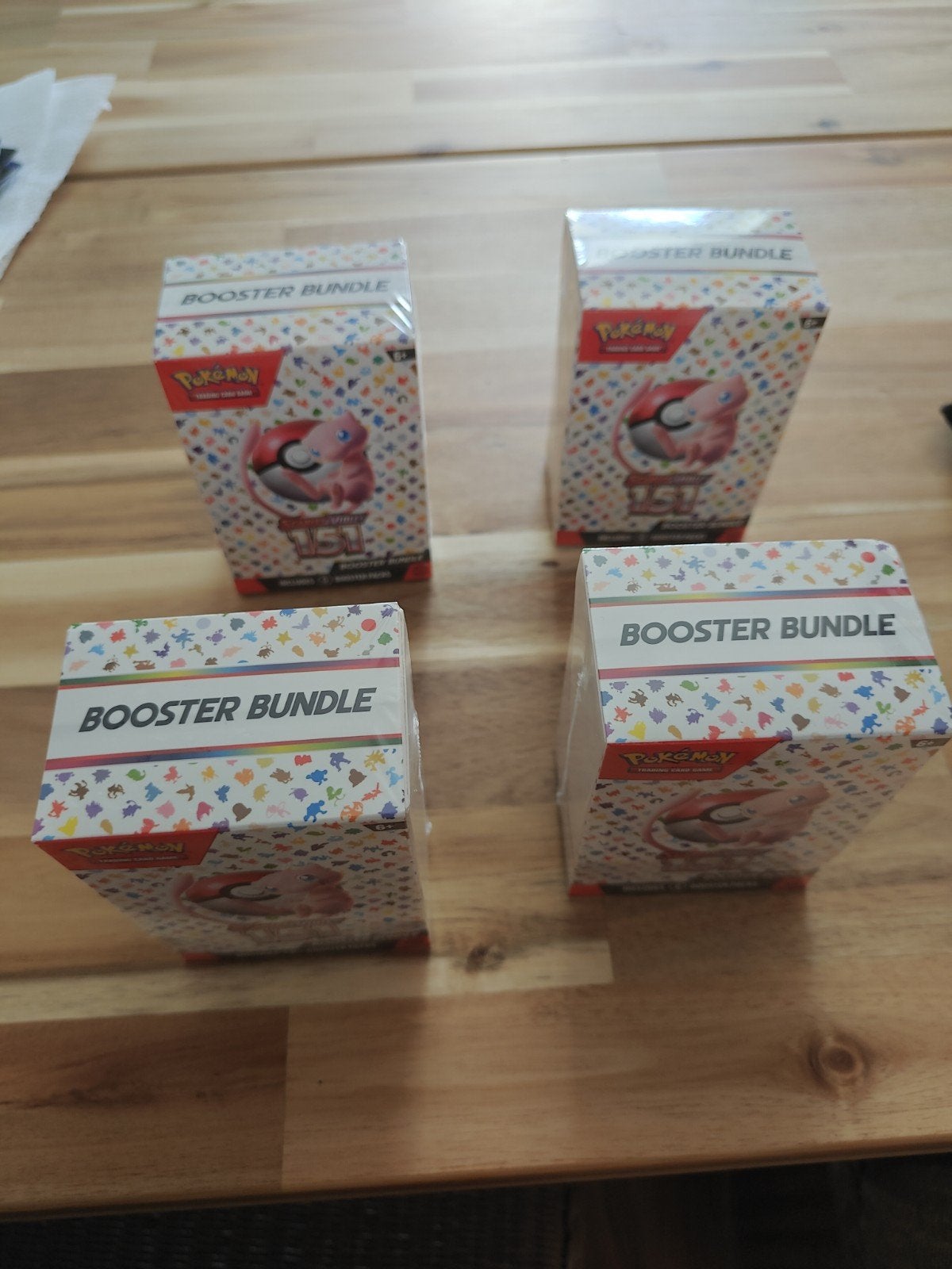 151 booster bundle (engels) 4x. The Pokémon Company USA, Ophalen of Verzenden, Nieuw, Booster, Foil