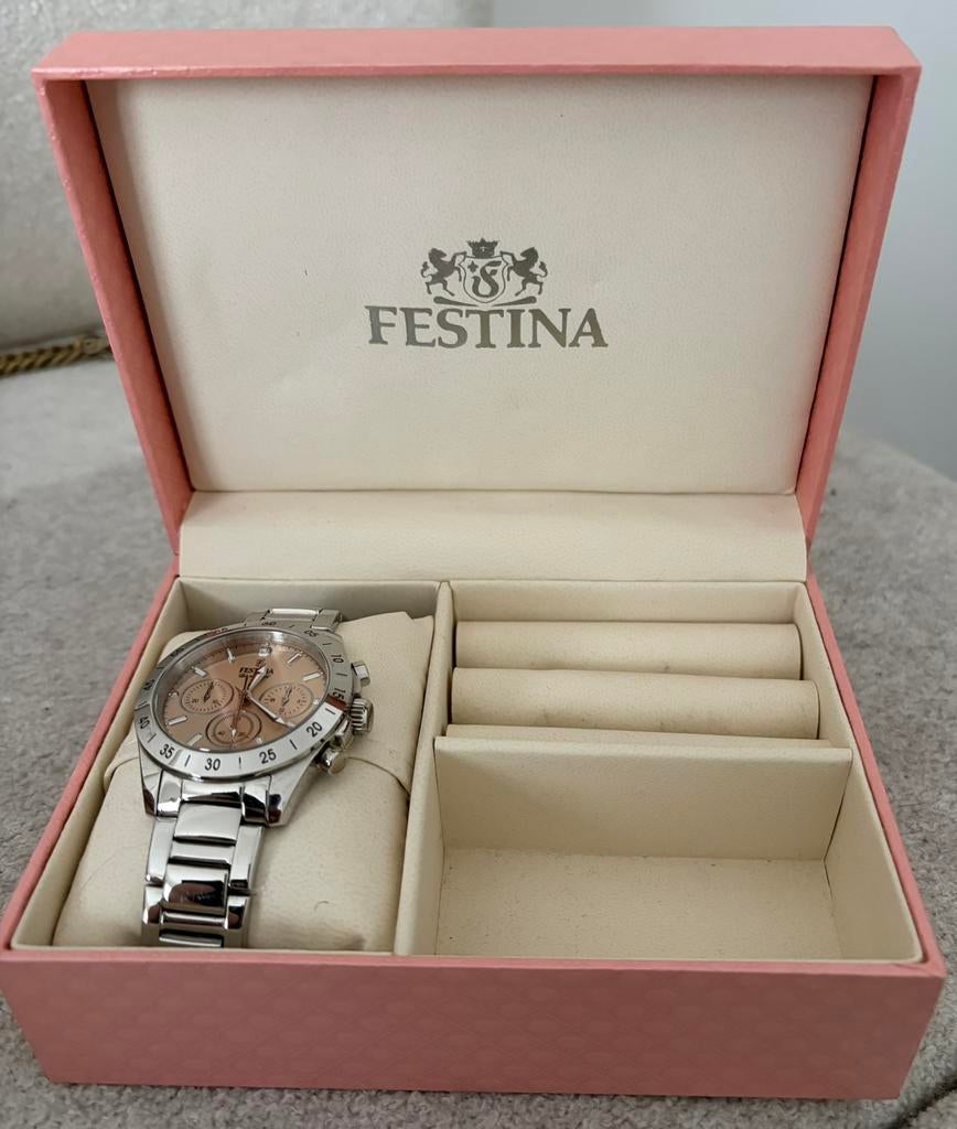 Festina roze, Ophalen of Verzenden, Zo goed als nieuw