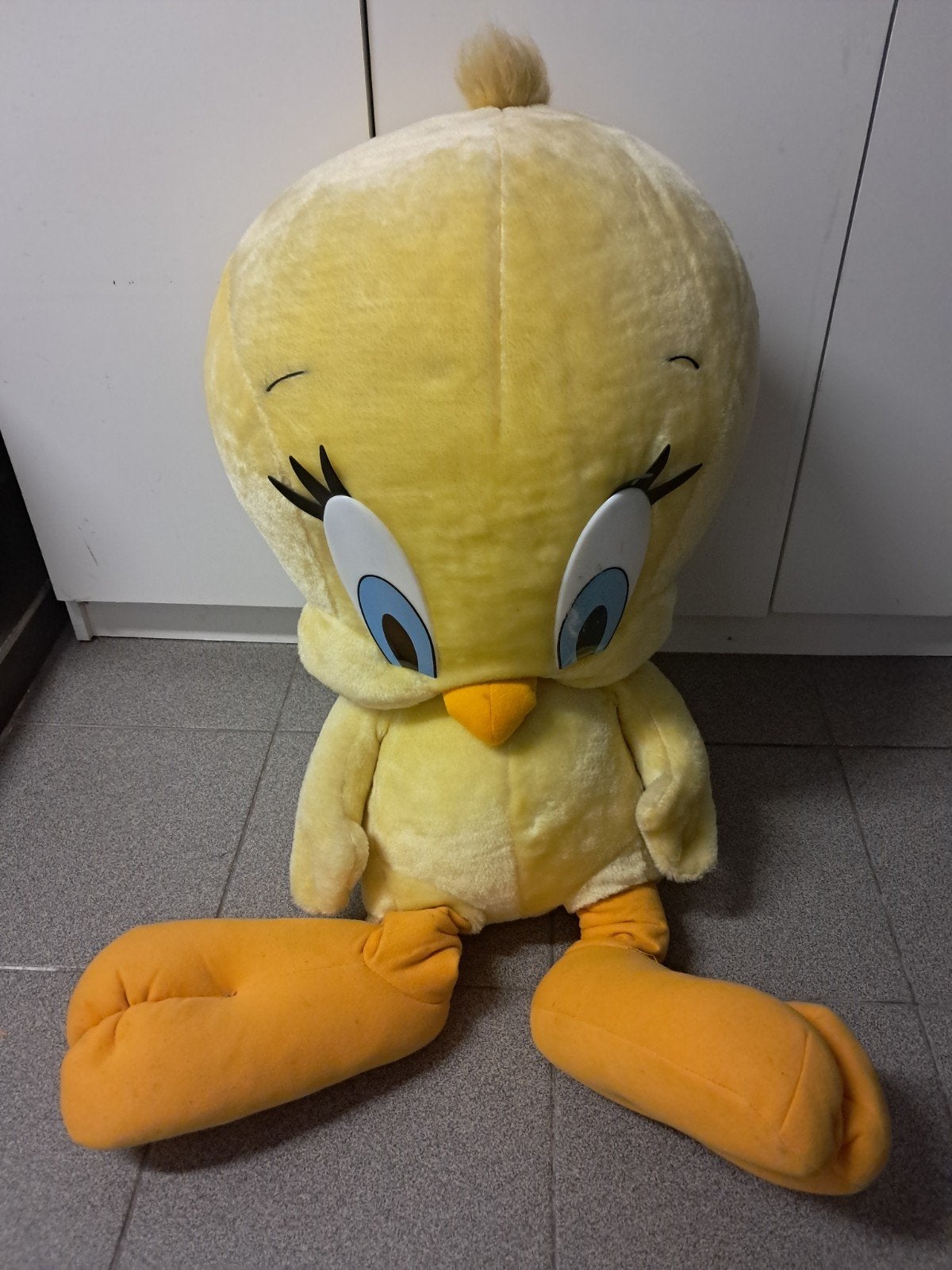Grote knuffel, Ophalen