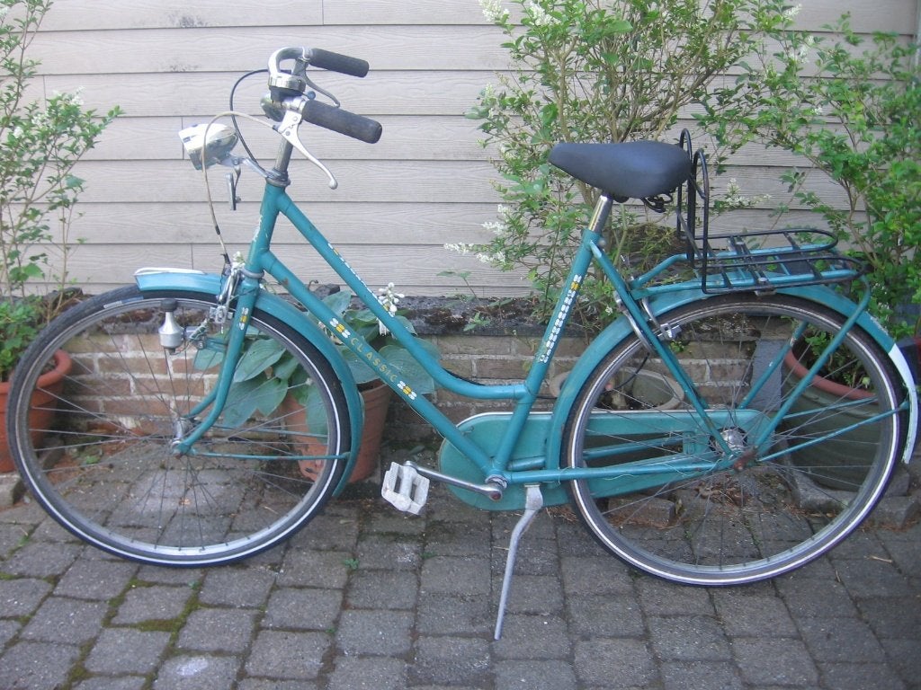 26 inch classic meisjesfiets kader 52 geen versnellingen, Fietsen en Brommers, Fietsen | Meisjes, Gebruikt, Velgrem, Handrem, Ophalen