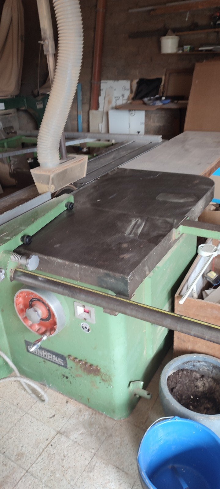 houtbewerking machines, Enlèvement
