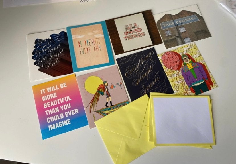 8 kaartjes Chronical Books met enveloppe, Ophalen, Nieuw