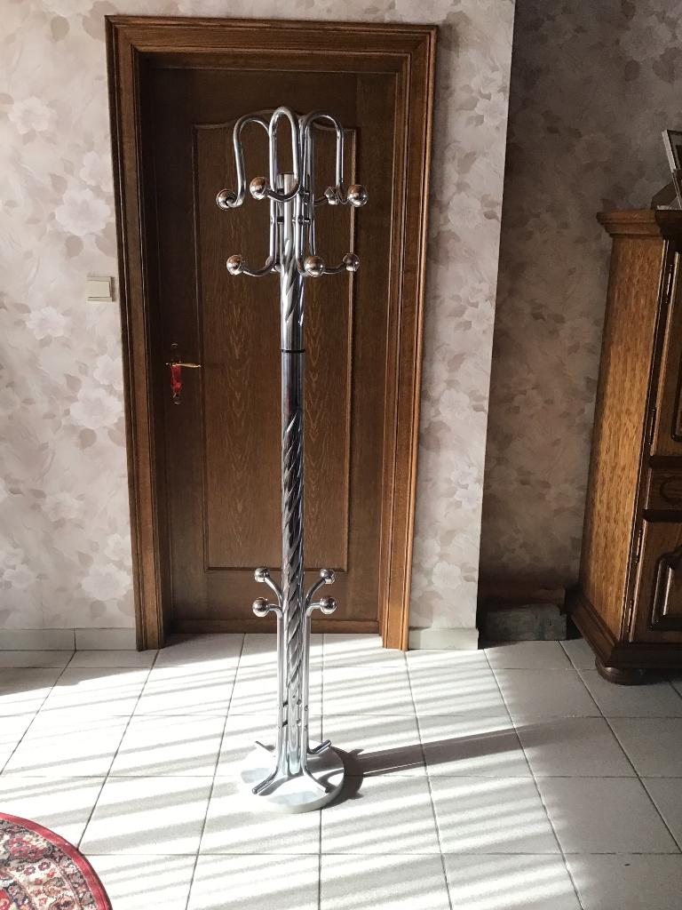 Staande kapstok in chroom, Ophalen, Zo goed als nieuw, Staande kapstok