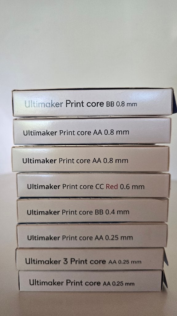Nieuwe printcores Ultimaker, Computers en Software, Ophalen of Verzenden, Nieuw, Filamentrollen