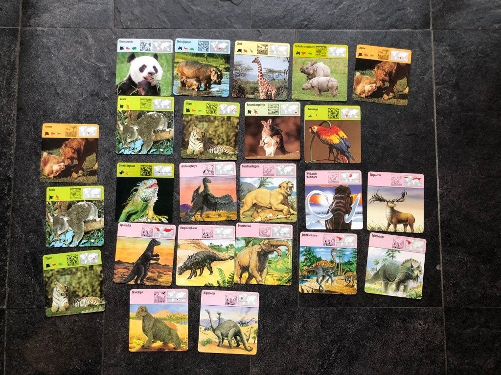 21 steekkaarten dieren, Ophalen of Verzenden
