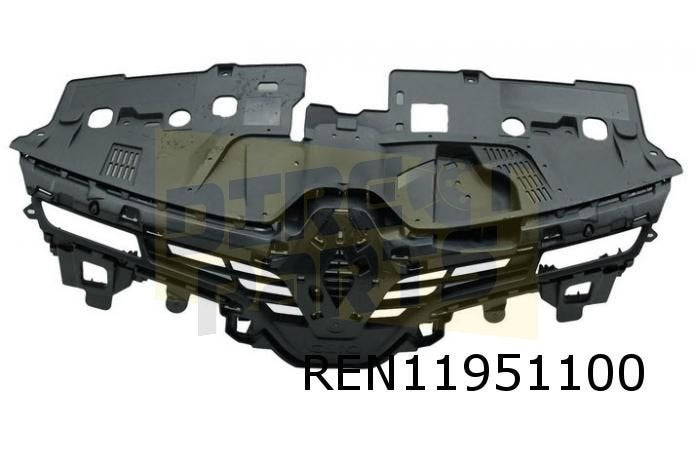 Renault Clio IV (1/13-9/16) voorbumpergrille boven origineel, Neuf, Renault, -, -