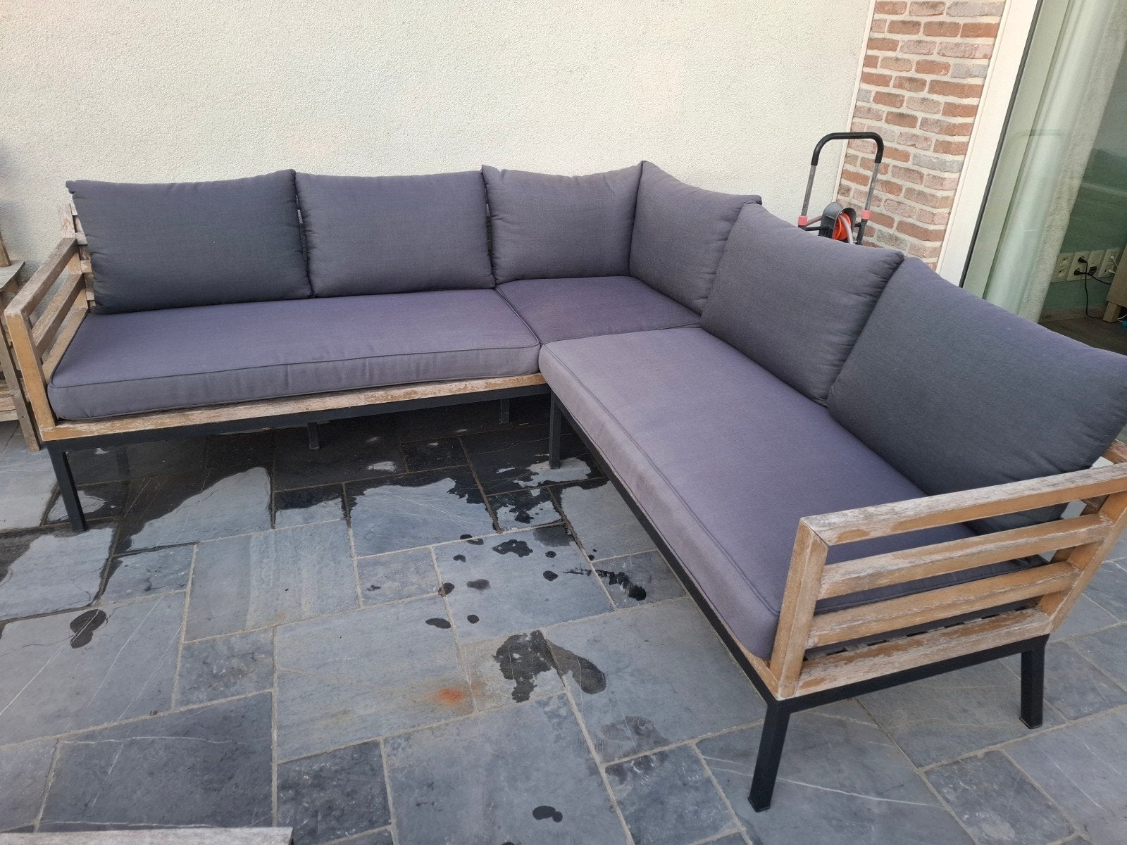 Gratis loungeset, Tuin en Terras, Tuinsets en Loungesets, Ophalen, 5 zitplaatsen, Gebruikt, Loungeset