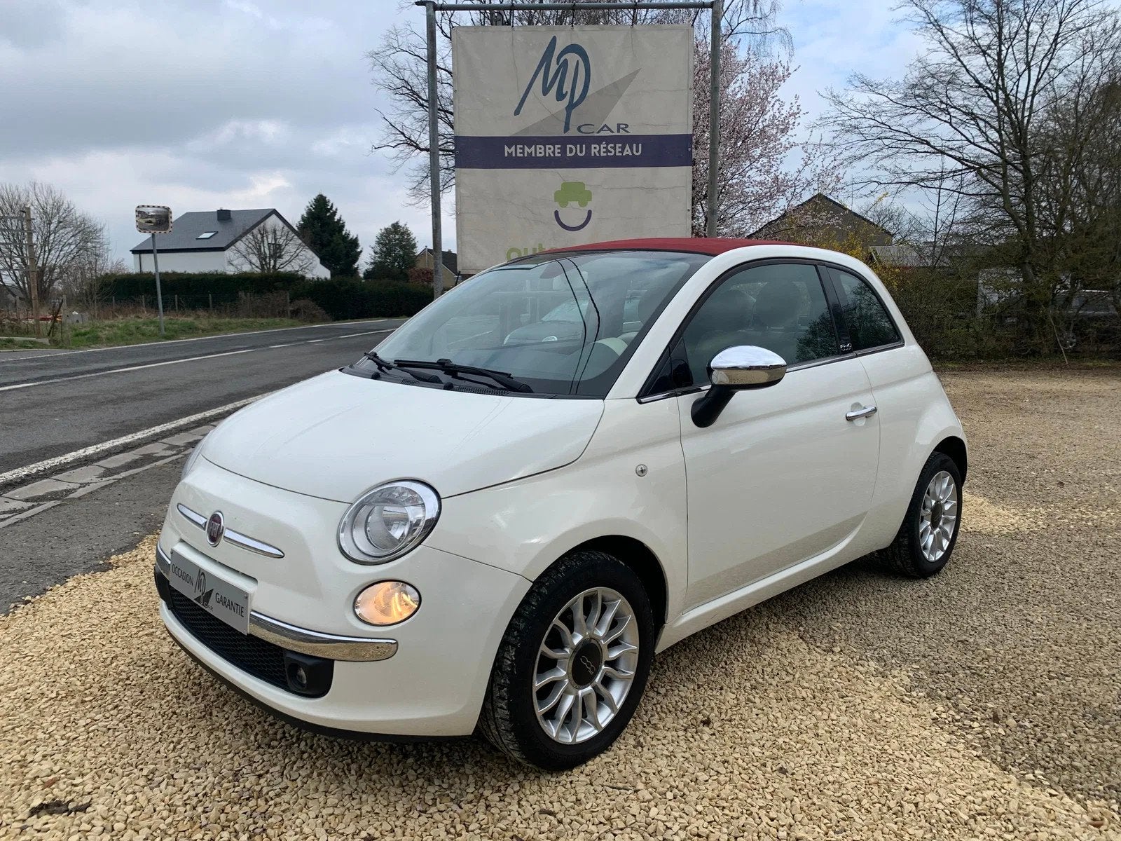 Fiat 500C 1200 essence Cabriolet..GARANTIE 2 ANS.., Auto's, Fiat, Gebruikt, Cabriolet, Leder en Stof, Beige