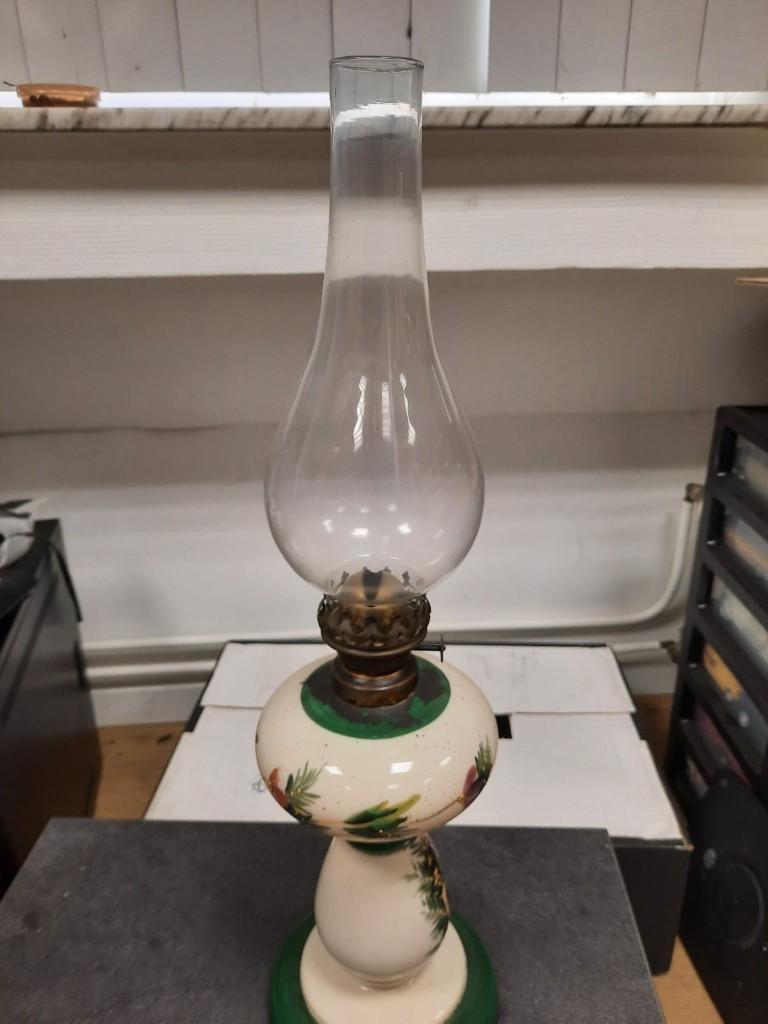 Antieke olielamp, Ophalen