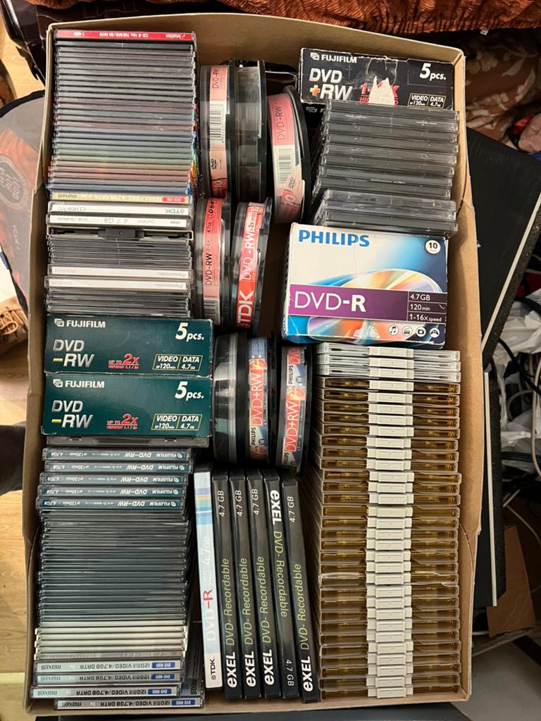 DVD RW etc vierges, Enlèvement ou Envoi, Comme neuf