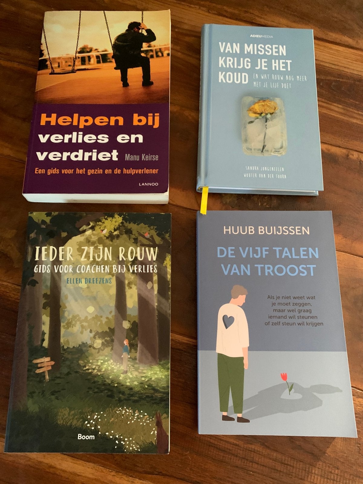 Boeken thema rouw & verlies, Boeken, Detectives, Ophalen, Zo goed als nieuw