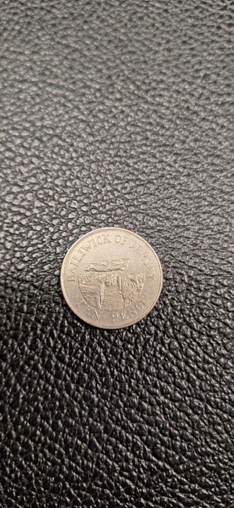 Jersey ten pence  1992, Timbres & Monnaies, Monnaies | Océanie, Enlèvement ou Envoi