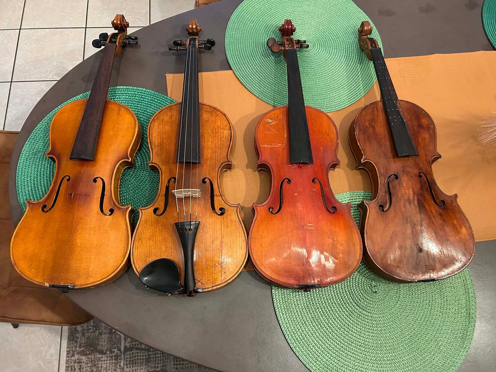 Vioolen 4/4, Muziek en Instrumenten, Strijkinstrumenten | Violen en Altviolen, Ophalen, Gebruikt, Viool, 4/4-viool