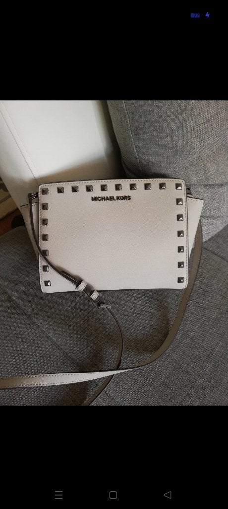 Sac en cuir neuf Michael Kors, Enlèvement, Neuf, Gris, Sac à bandoulière