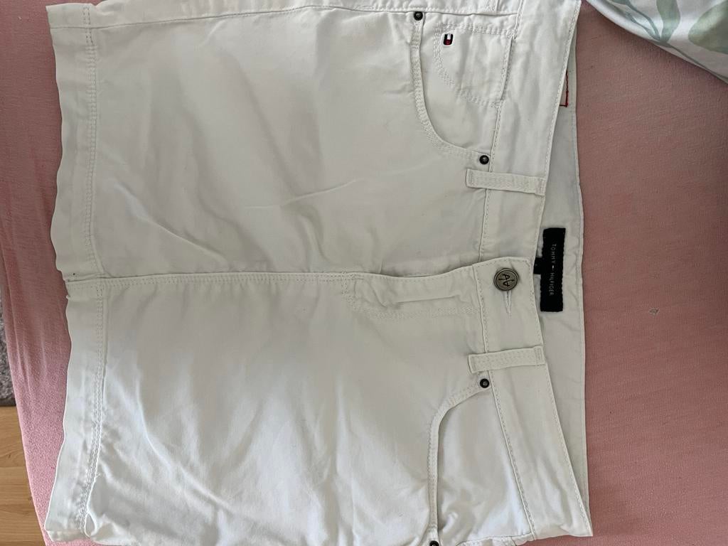 Rok tommy, Ophalen, Zo goed als nieuw, Maat 46 (S) of kleiner, Wit
