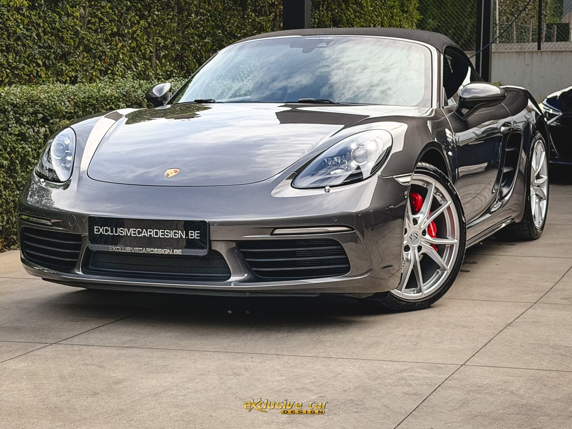 Porsche 718 Boxster S, Auto's, Cabriolet, 0 kg, Bedrijf, Zilver of Grijs