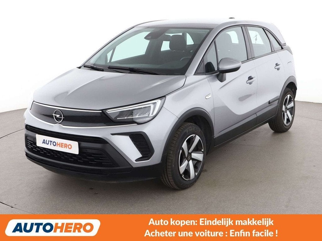 Opel Crossland X 1.2 Turbo Edition, Autos, Argent ou Gris, Achat, Euro 6, Boîte manuelle