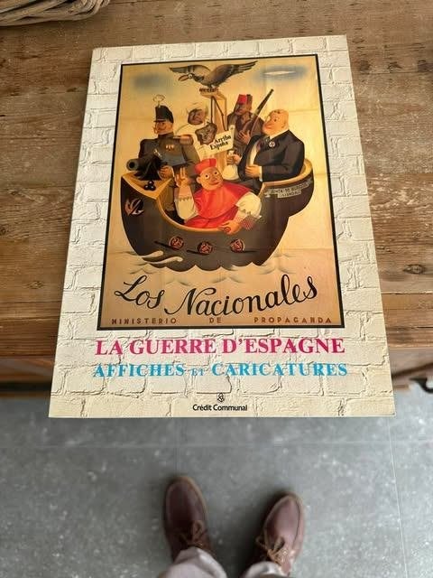 Affiches sur la guerre d'Espagne Crédit communal, Livres, Enlèvement ou Envoi, Neuf, Général