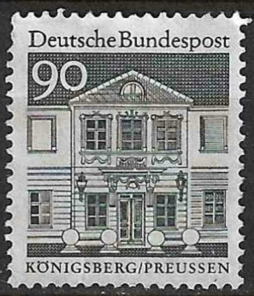 Duitsland Bundespost 1966 - Yvert 359 - Gebouwen (ST), Verzenden, Gestempeld