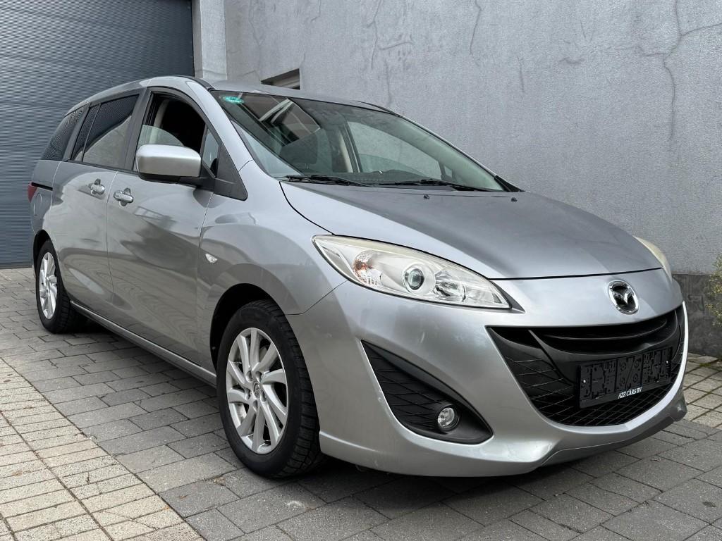 MAZDA 5 1.8i BENZINE 2012 MET 7 ZITPLAATSEN GEKEURD, Voorwielaandrijving, Euro 5, Monovolume, https://public.car-pass.be/vhr/23741a0a-1fb3-4337-9b1b-f19aea37c99b