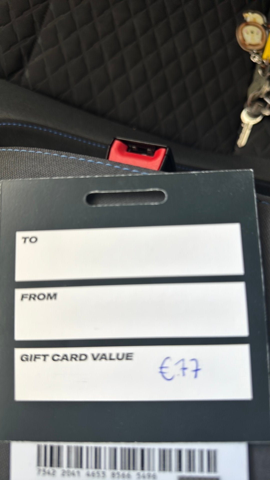 Gift card ter waarde van 77€ bij sportsdirect, Diversen, Wenskaarten, Ophalen, Nieuw