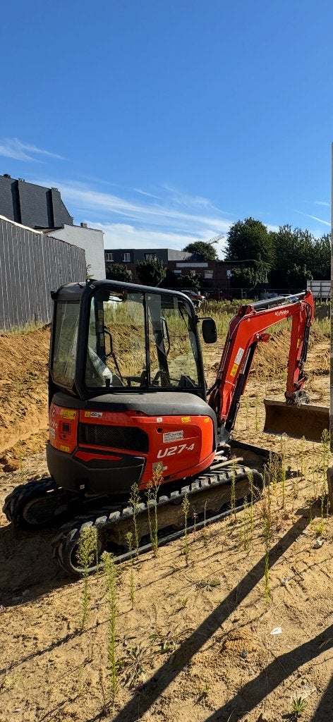 Kubota u27, Ophalen, Graafmachine