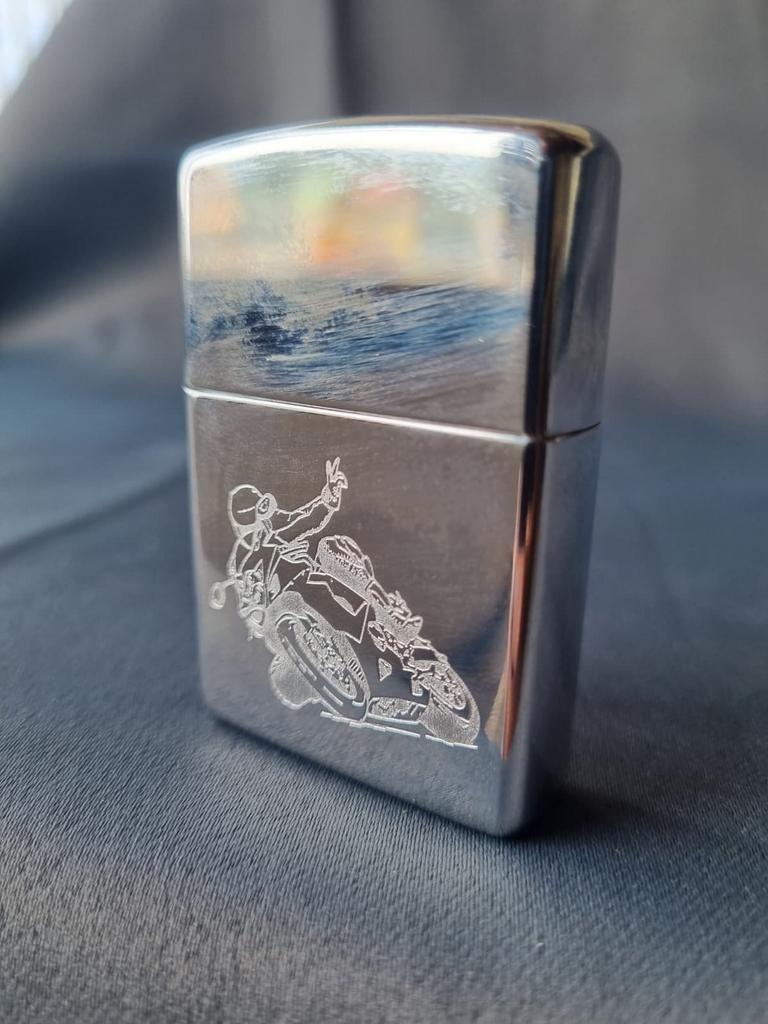 Zippo Victory Rider Aansteker 2006, Verzenden, Gebruikt, Aansteker