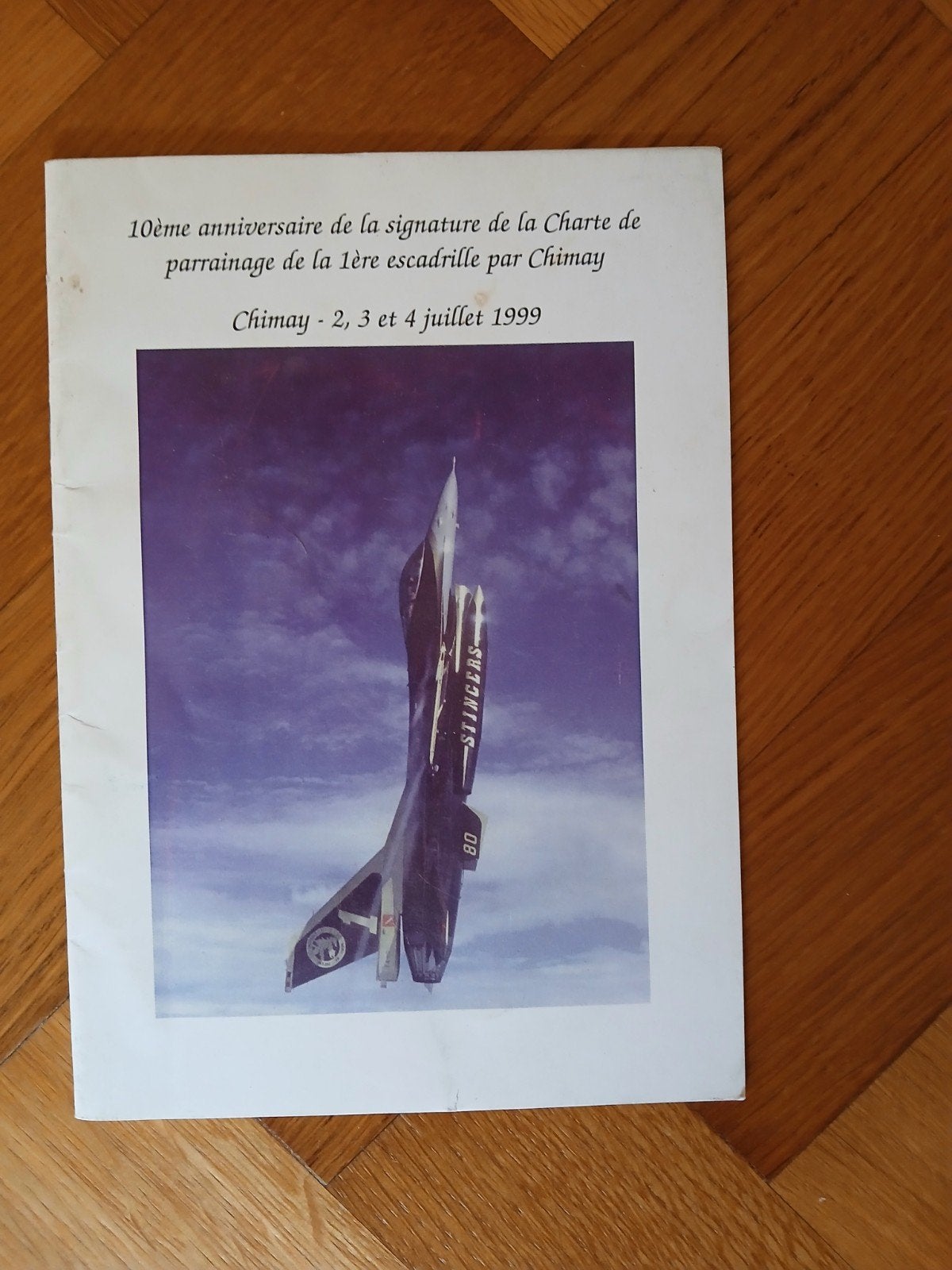 Brochure première escadrille de Florennes avec Chimay 1999, Enlèvement ou Envoi, Utilisé, Livre ou Revue