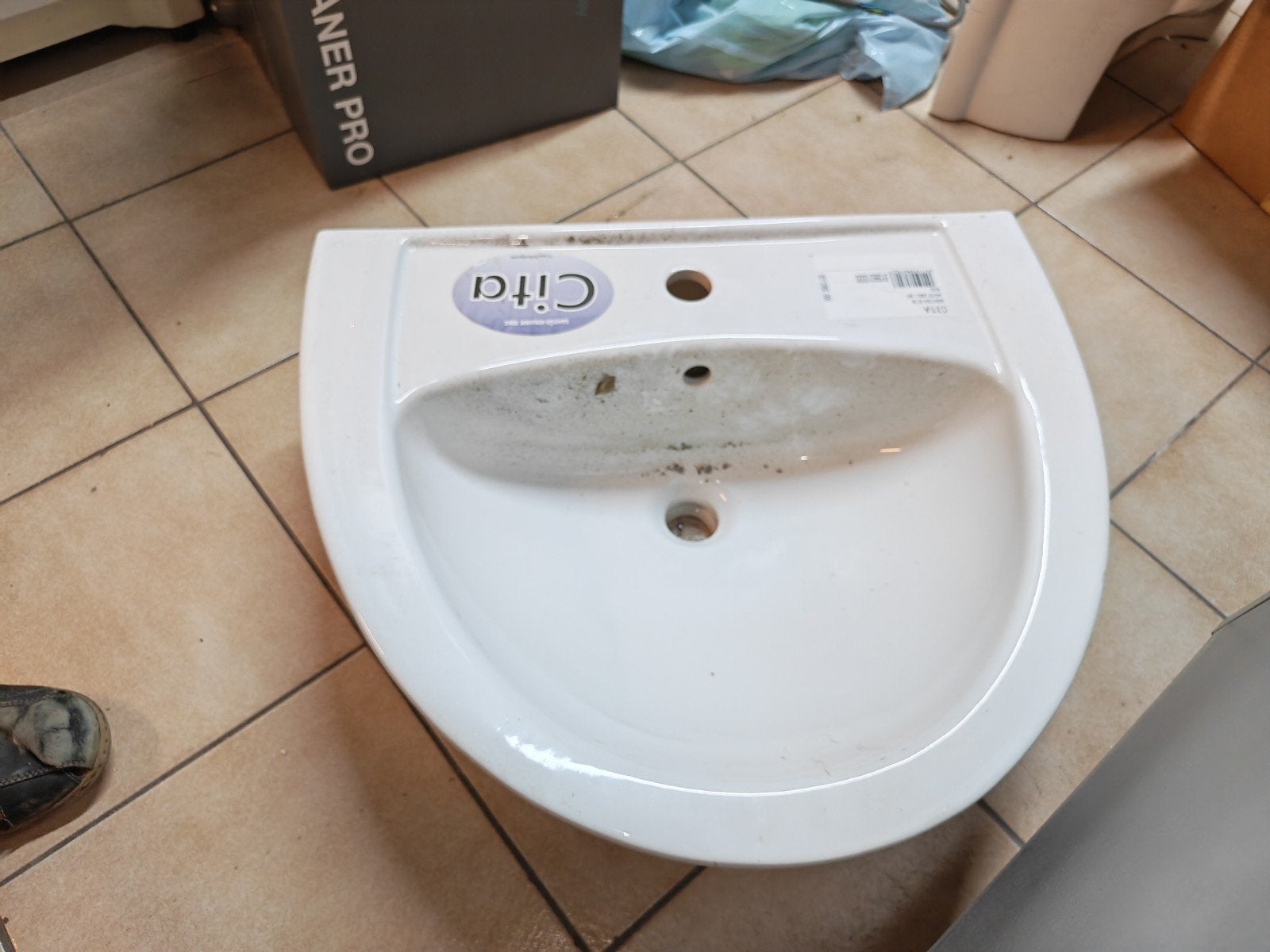 wastafel Cita nieuw 2x, Huis en Inrichting, Badkamer | Badkamermeubels, Ophalen, Nieuw, 50 tot 100 cm, Wasbak of Wastafel
