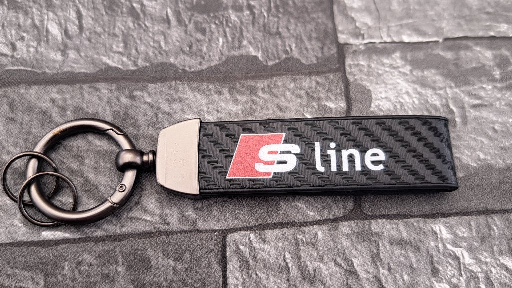 porte-clé AUDI S line carbone, Verzamelen, Sleutelhangers, Overige typen, Nieuw, Ophalen of Verzenden