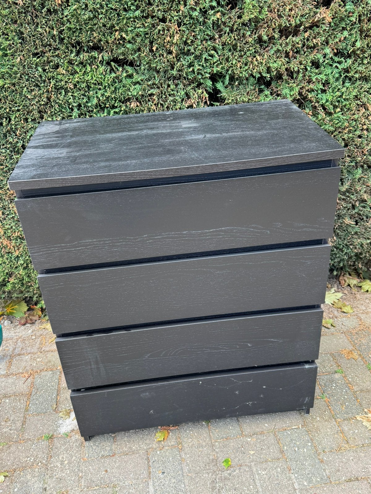 Malm dressoir met 4 lades -Ikea, 3 of 4 laden, Ophalen, Gebruikt, Ikea