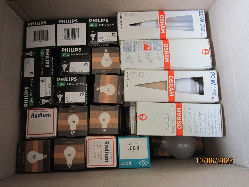 lot lampen, Enlèvement