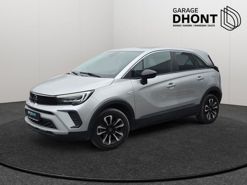 Opel Crossland Elegance - 1.2 Benzine - Manueel - 110PK, Argent ou Gris, Achat, 139 g/km, Euro 6