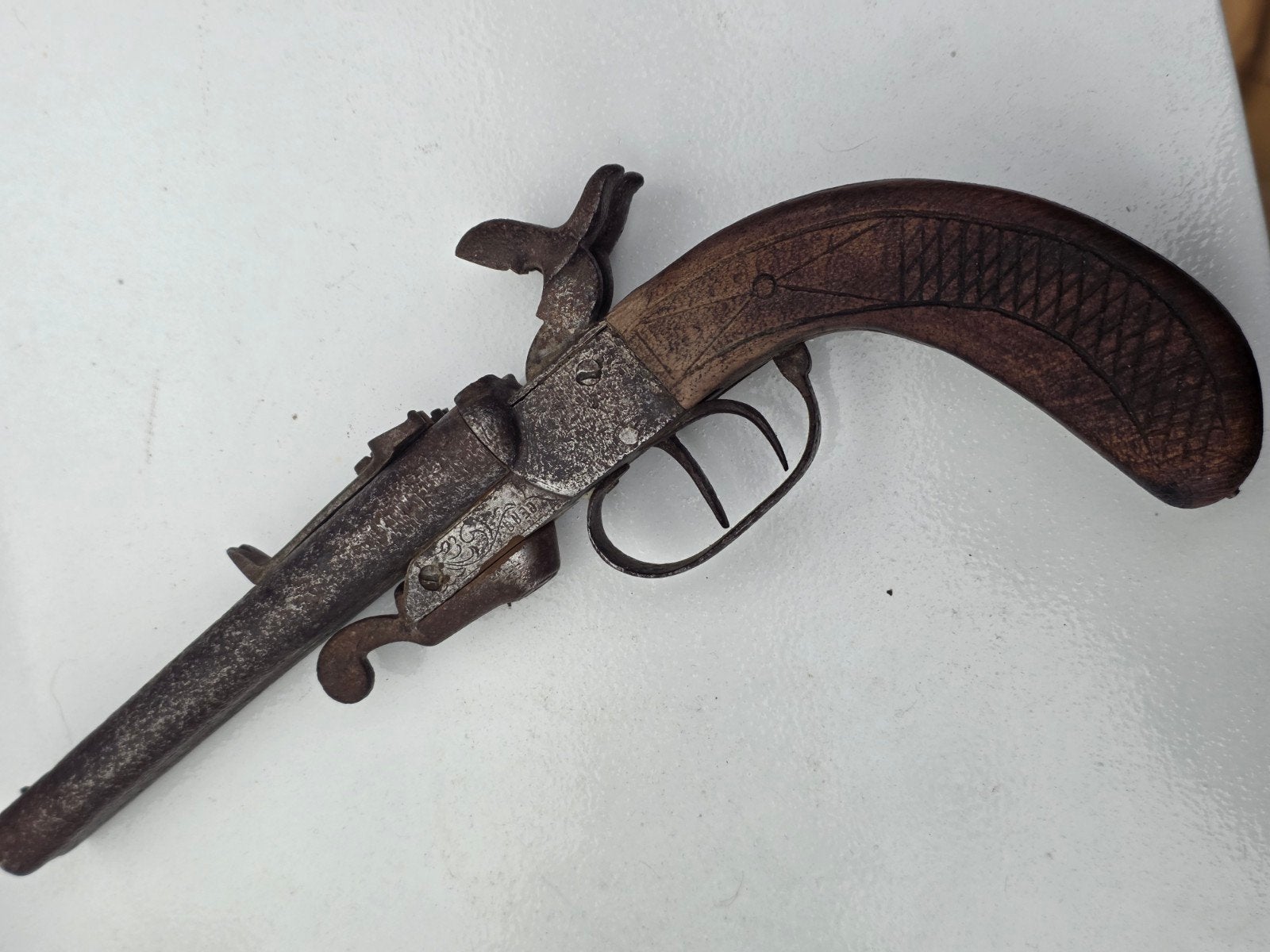 Pistolet à percussion du XIXe siècle, Antiquités & Art, Enlèvement