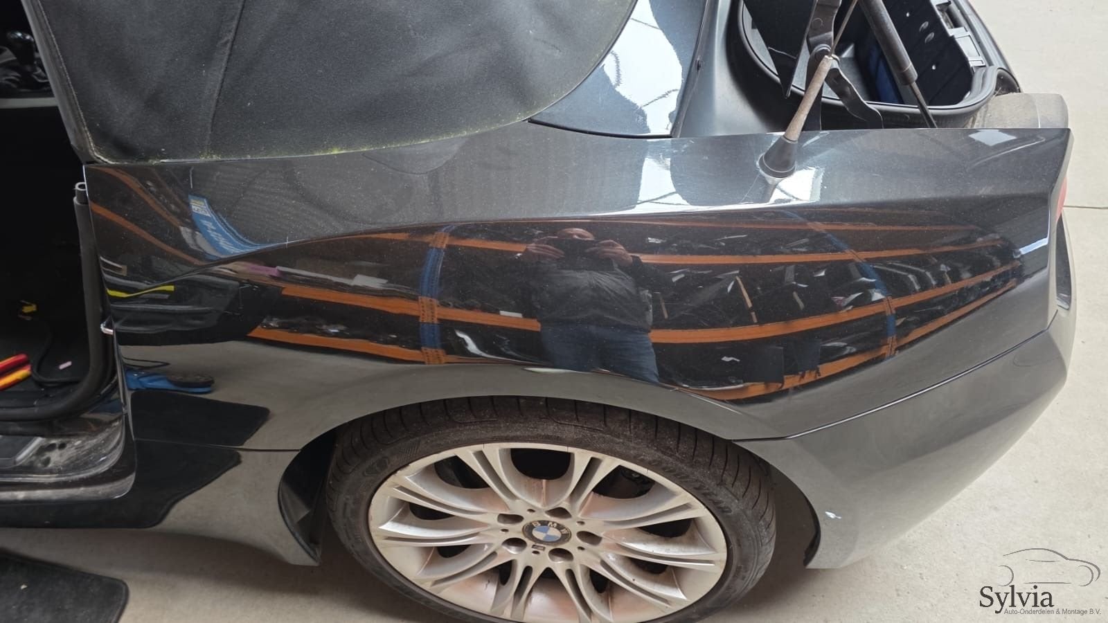 Achterscherm Links Achter Spatbord BMW Z4 E85 Black Sapphire, -, Garde-boue, Utilisé, -
