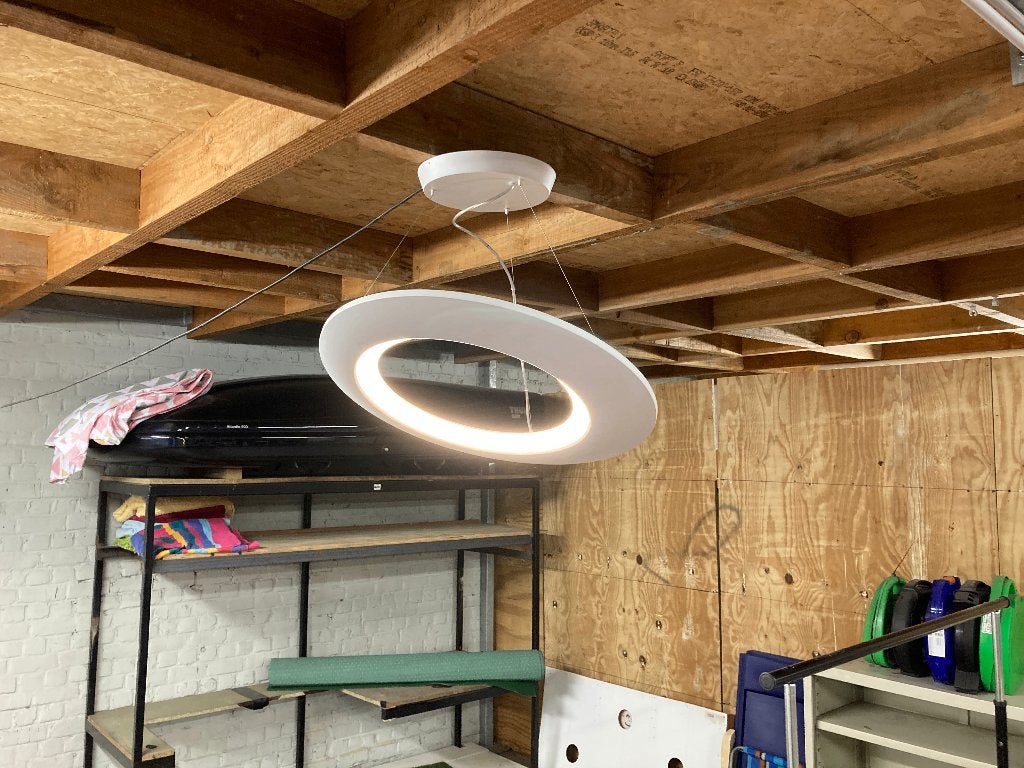 Led verlichting in kringluster, Kunststof, Overige fittingen, Zo goed als nieuw, Ophalen