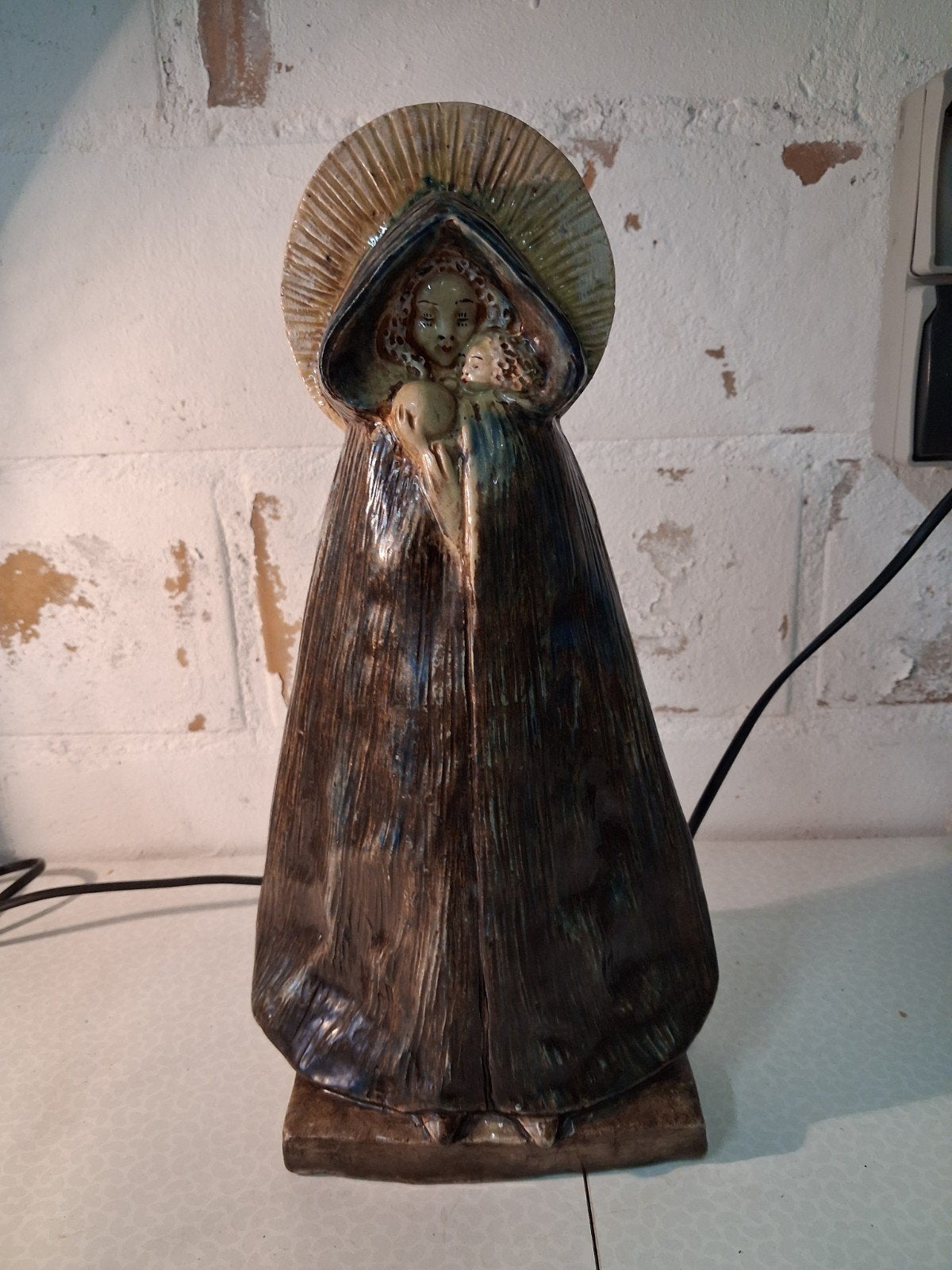 Vlaams aardewerk Maria met kind Noseda A, Ophalen