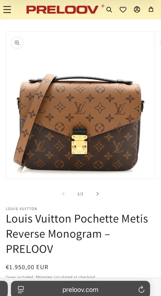 Louis Vuitton Pochette Metis Reverse Monogram, Handtassen en Accessoires, Tassen | Damestassen, Ophalen of Verzenden, Nieuw