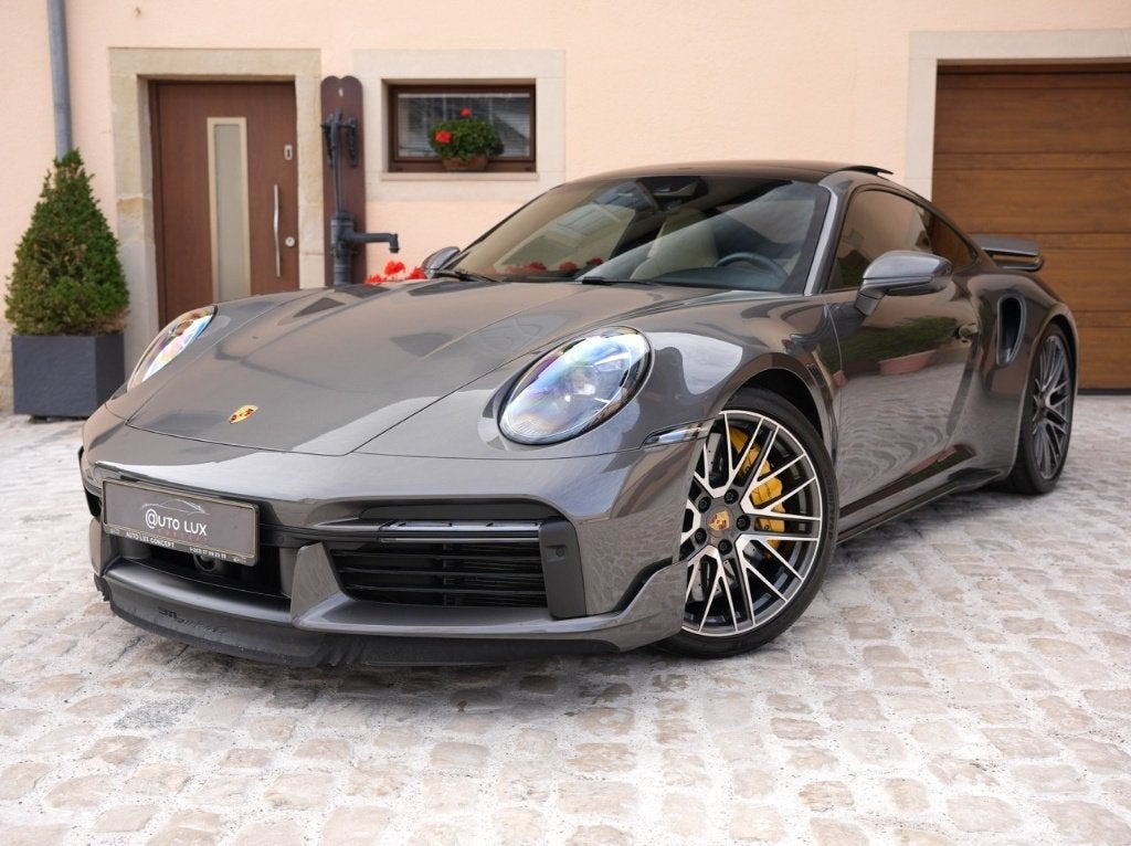 Porsche 911 (992) Turbo S SportDesign/APPROVED + FULL PPF, Argent ou Gris, Achat, Garantie prolongée, 0 kg