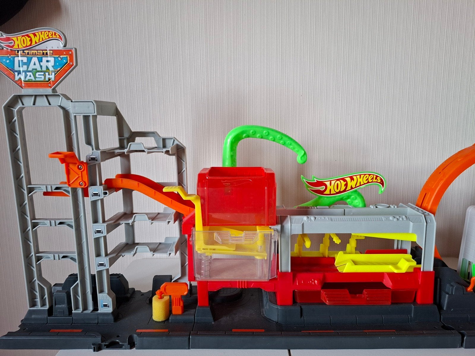 Hot Wheels City - Ultieme Octo Autowasserette, Enfants & Bébés, Comme neuf, Enlèvement, Circuit, Hot Wheels