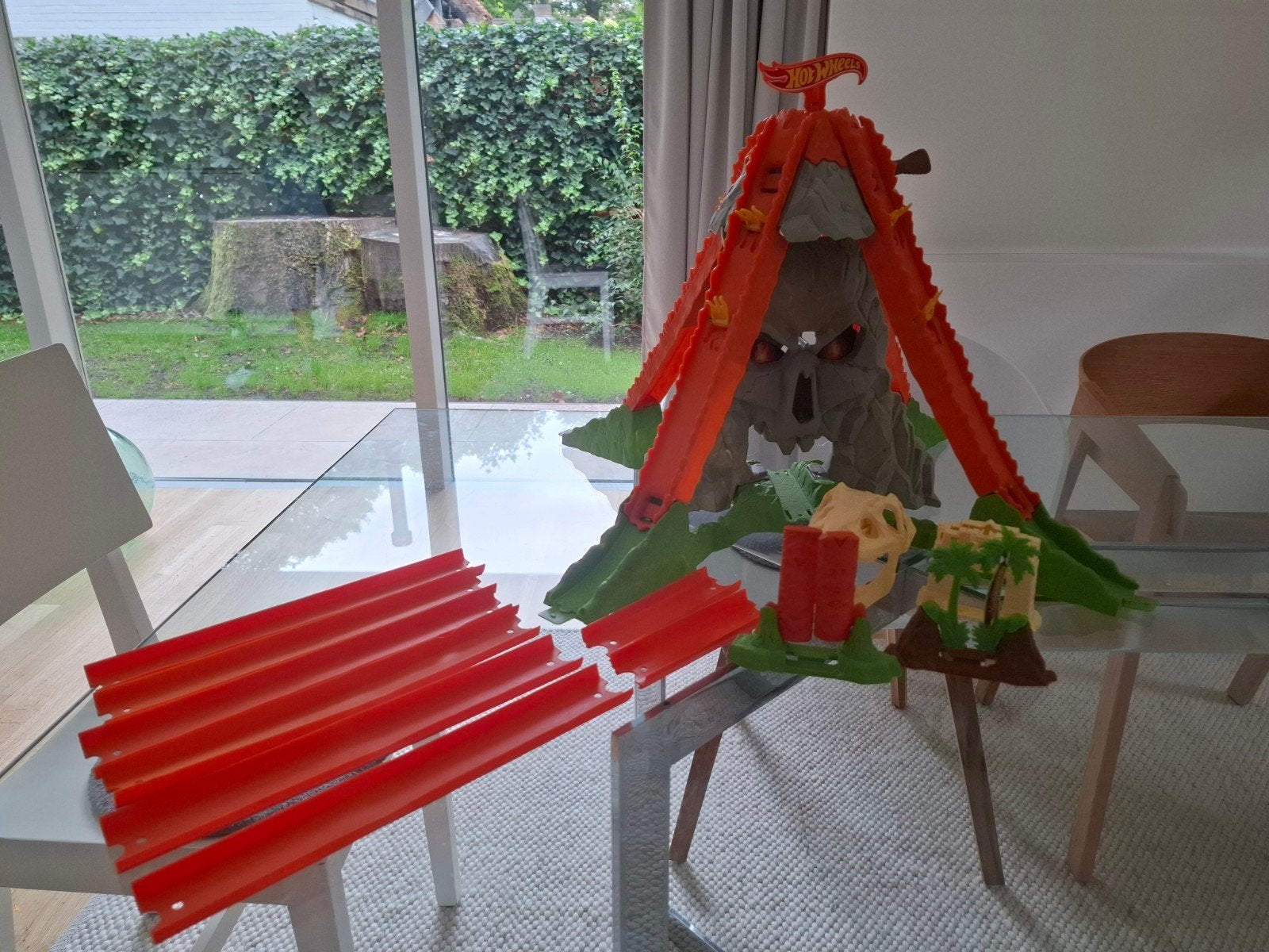 Hot Wheels Track Builder Volcano Blast, Kinderen en Baby's, Ophalen