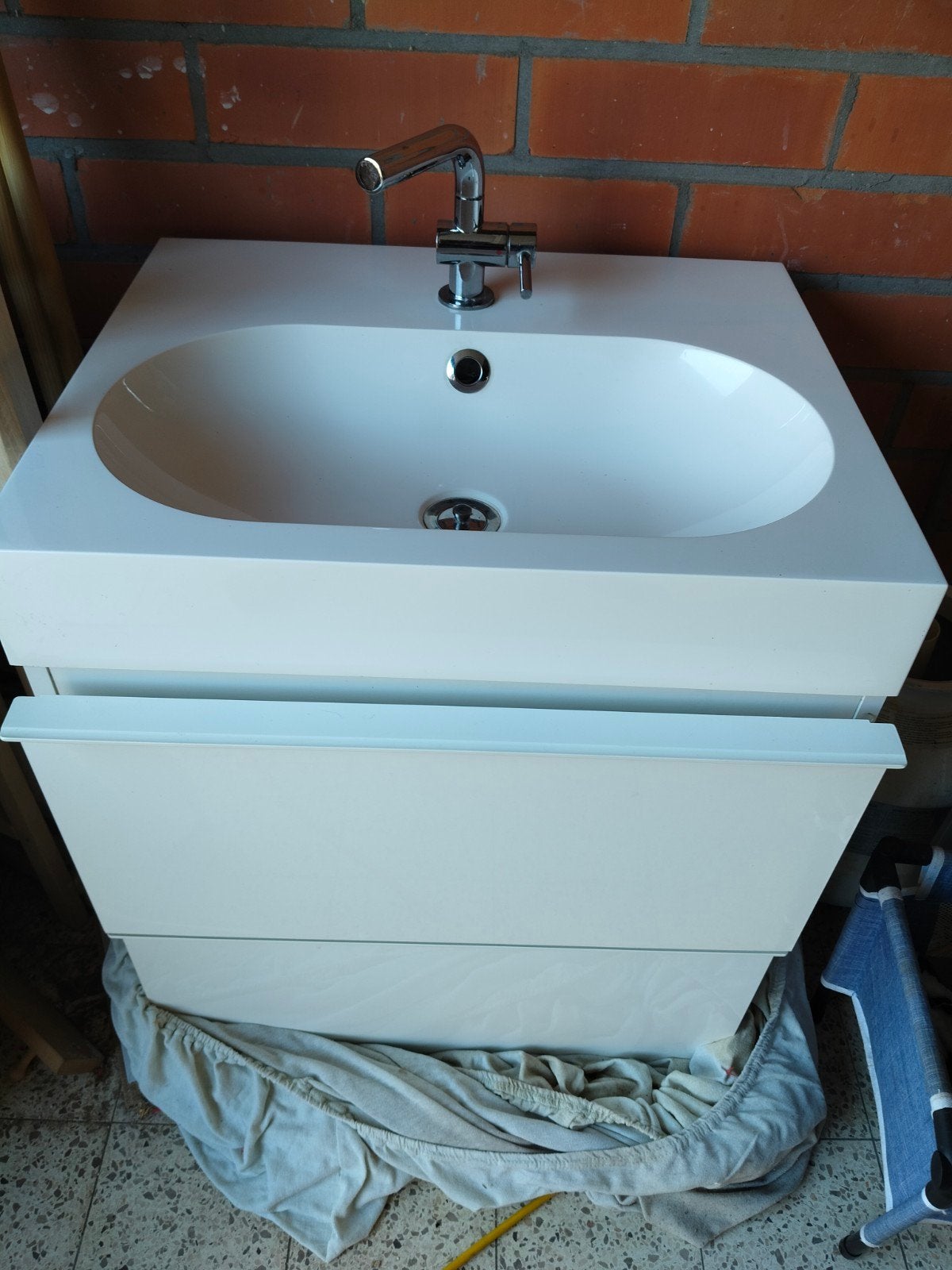 meuble de salle de bain+robinet, 25 à 50 cm, Moins de 100 cm, Meuble lavabo, Enlèvement