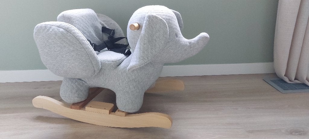 Nattou Schommelpaard olifant, Ophalen, Zo goed als nieuw