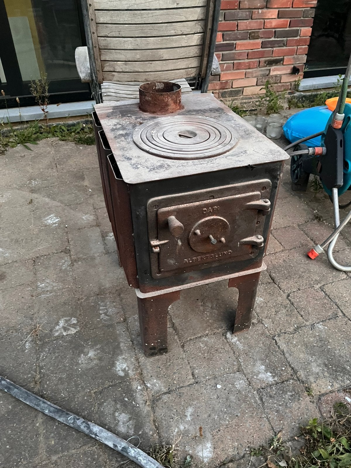 Houtkachel, Huis en Inrichting, Kachels, Ophalen, Gebruikt, Houtkachel, Vrijstaand