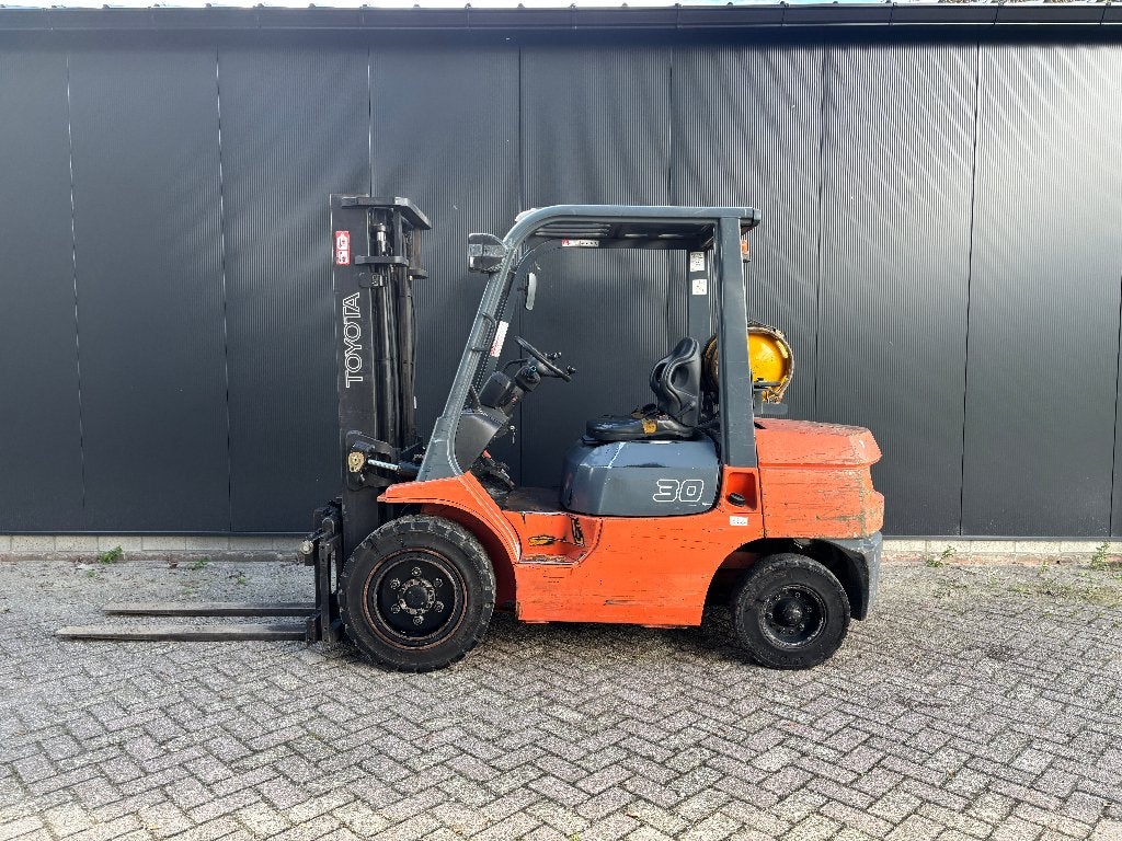 Toyota 02-7FG30 Heftruck LPG Duplex Sideshift, Ophalen